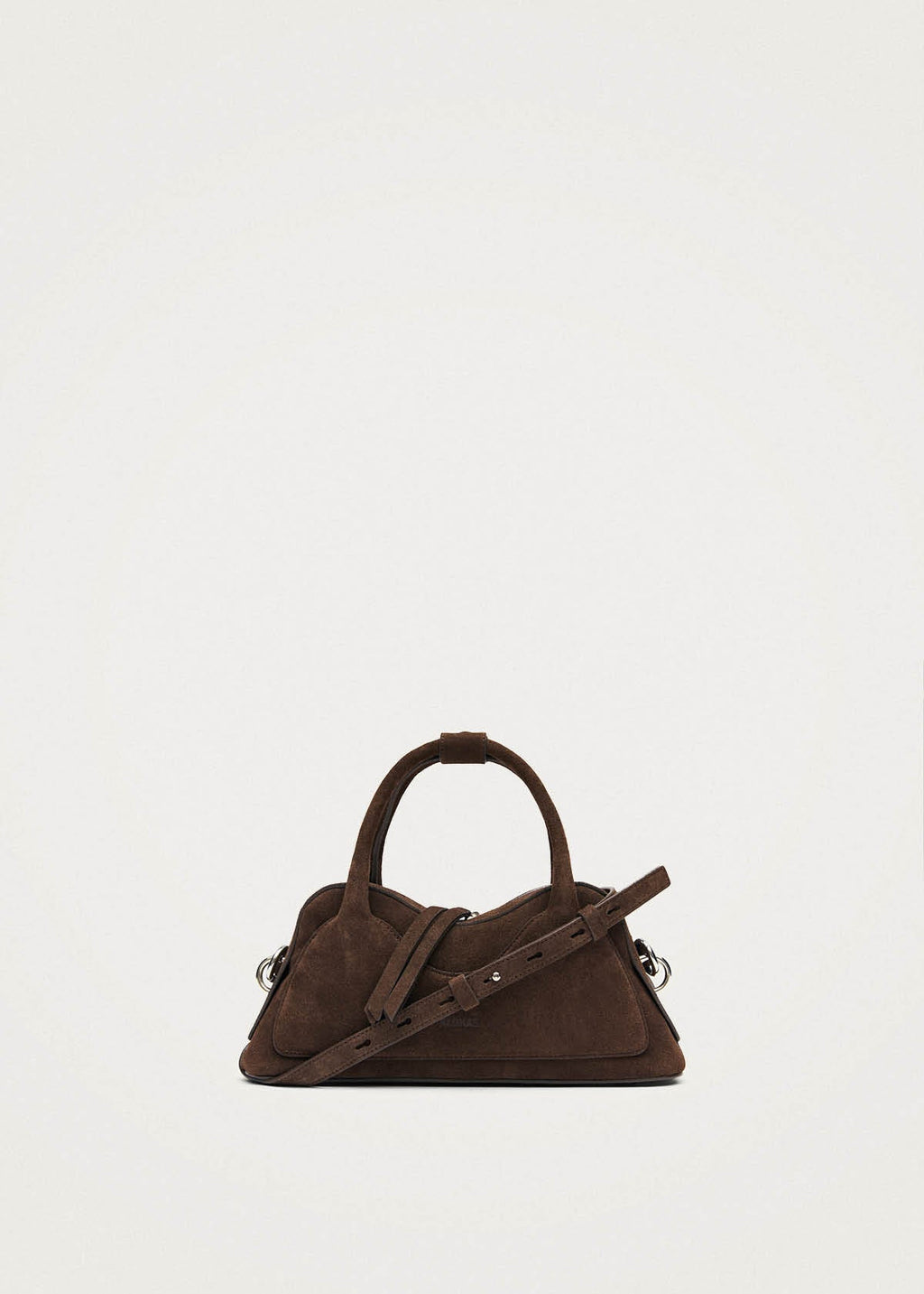 Hilma Mini Suede Brown Leather Bag