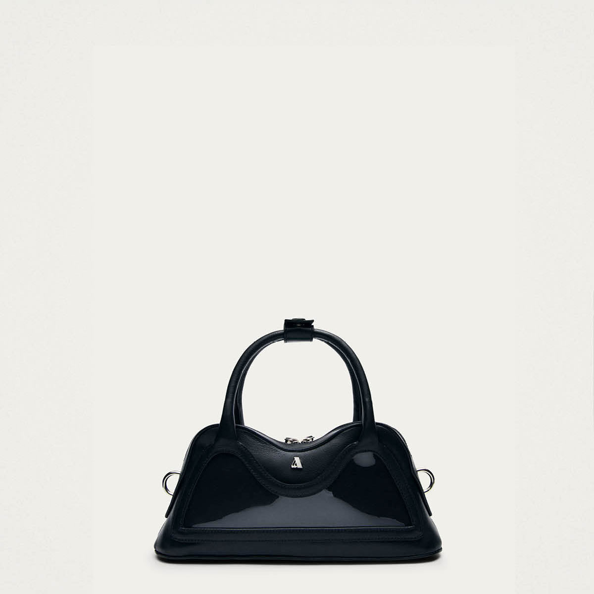 Hilma Mini Vinyl Black Leather Bag