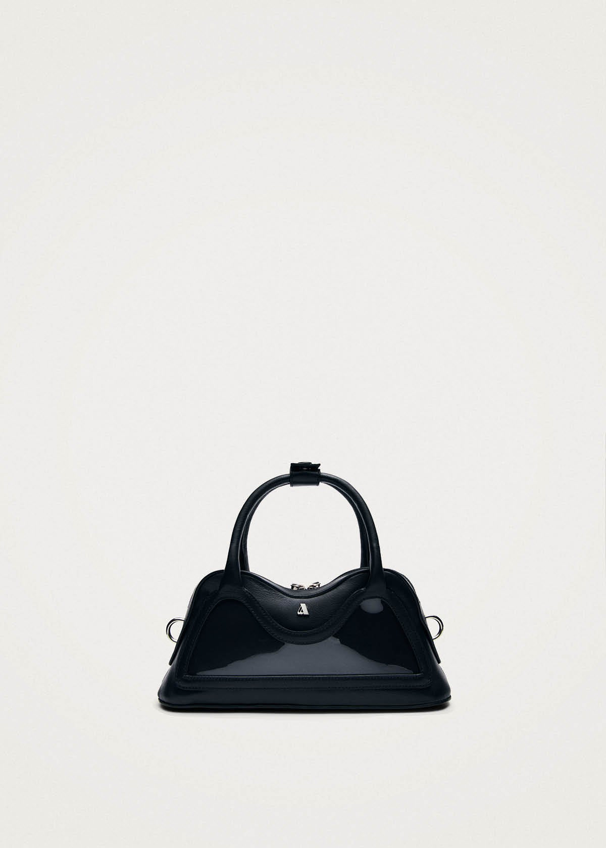 Hilma Mini Vinyl Black Leather Bag