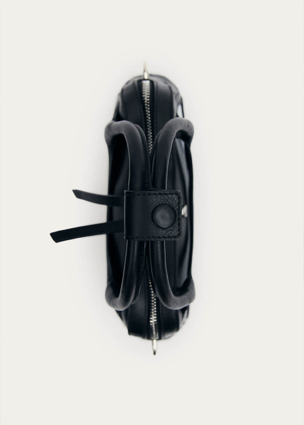 Hilma Mini Vinyl Black Leather Bag