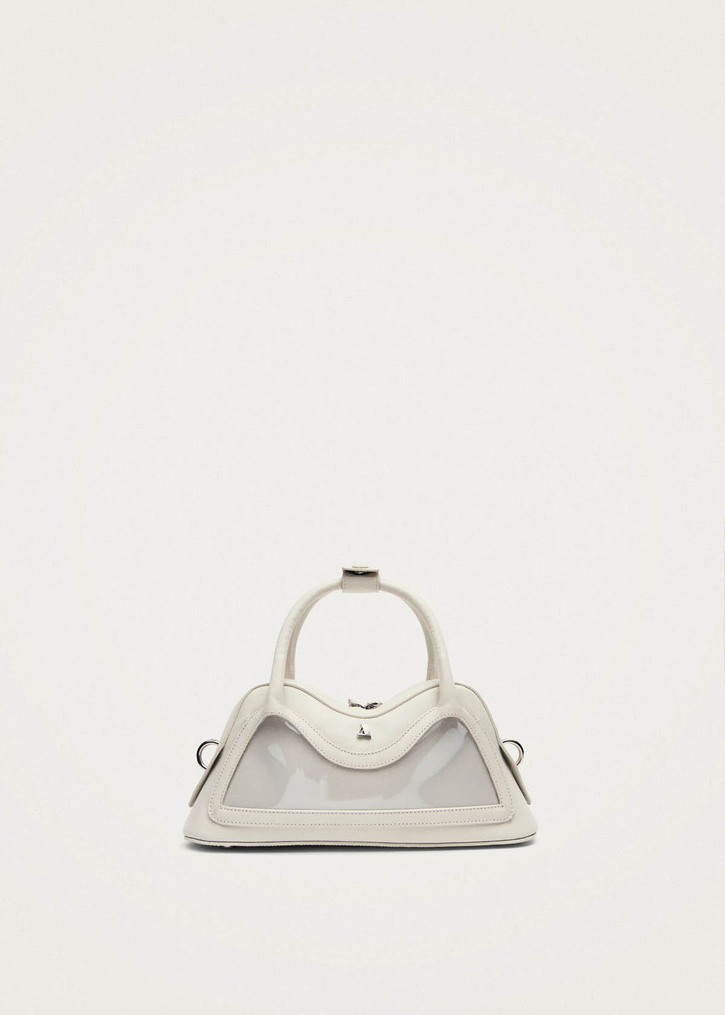 Hilma Mini Vinyl White Leather Bag