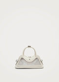 Hilma Mini Vinyl White Leather Bag
