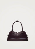 Hilma Vinyl Burgundy Leather Bag