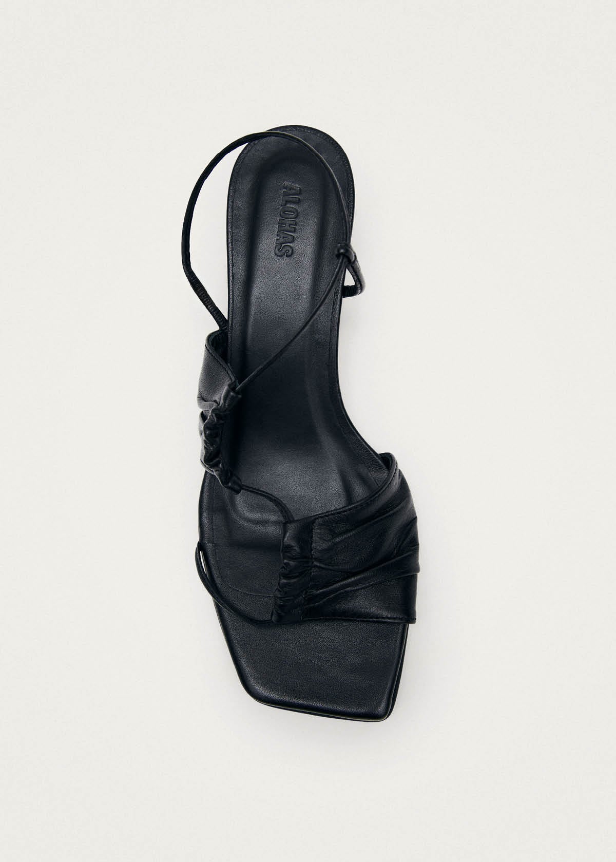 Juniper Black Leather Sandals