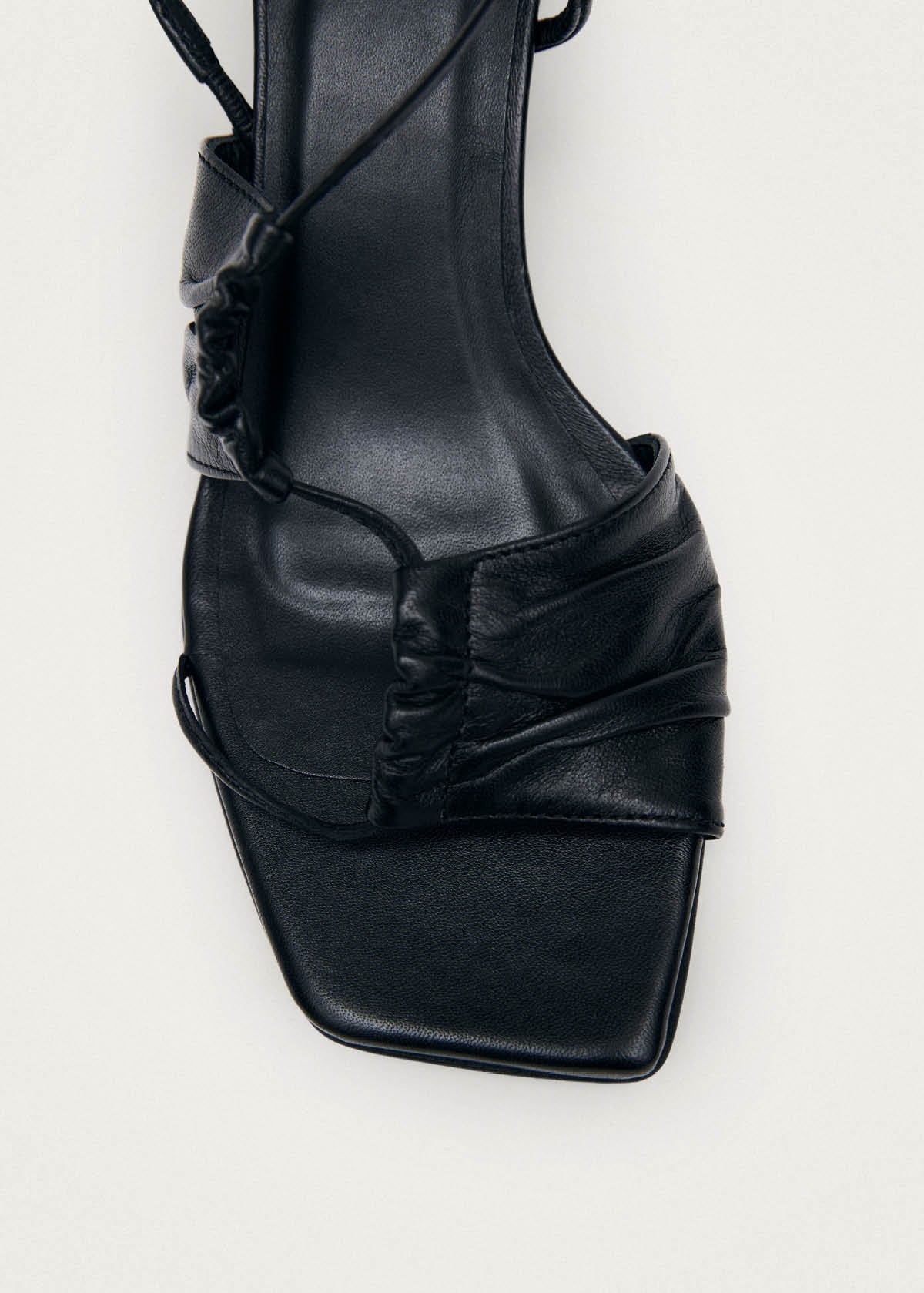 Juniper Black Leather Sandals