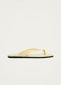 Ola Pale Yellow Leather Sandals