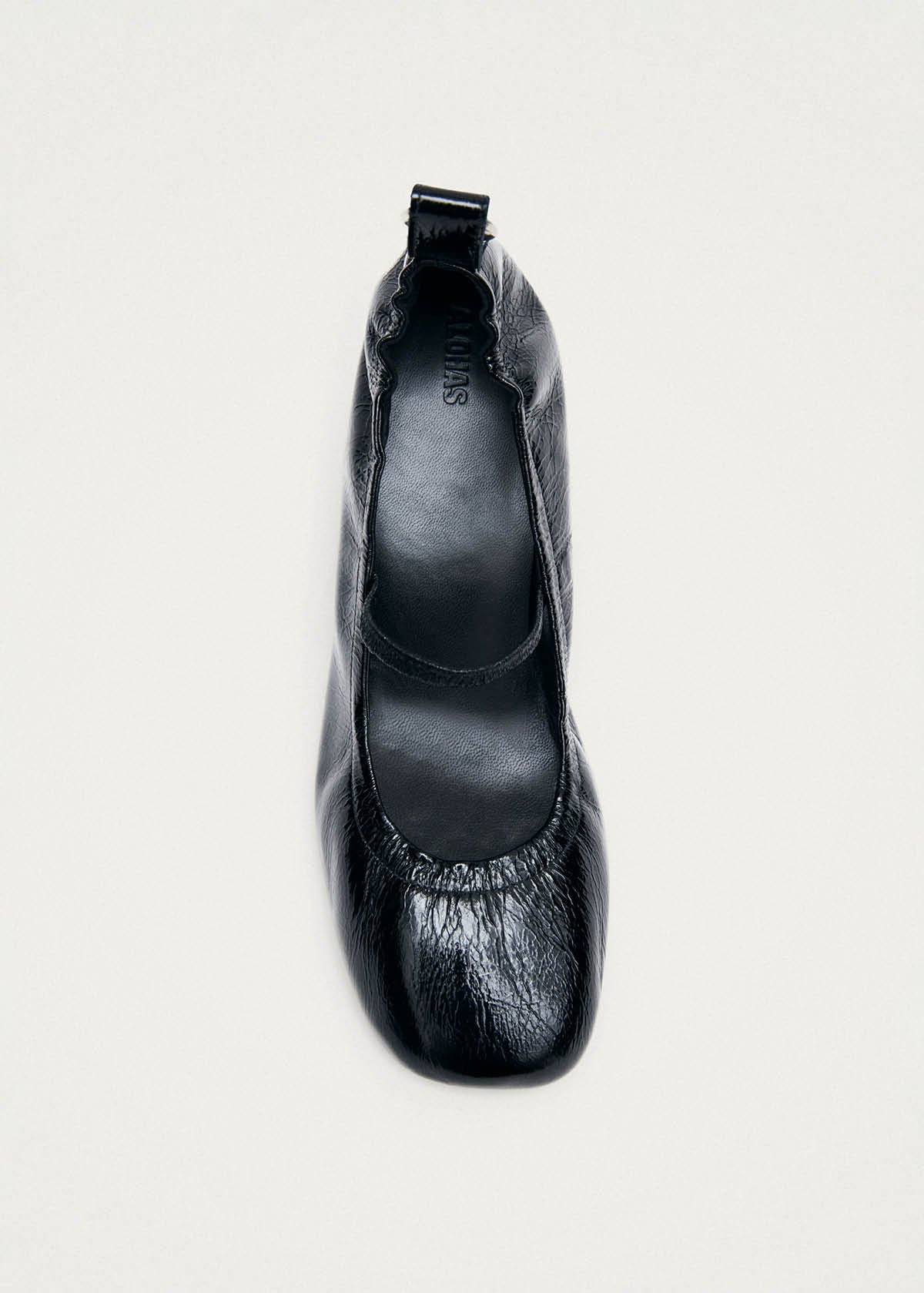 Rhiane Patent Black Leather Pumps