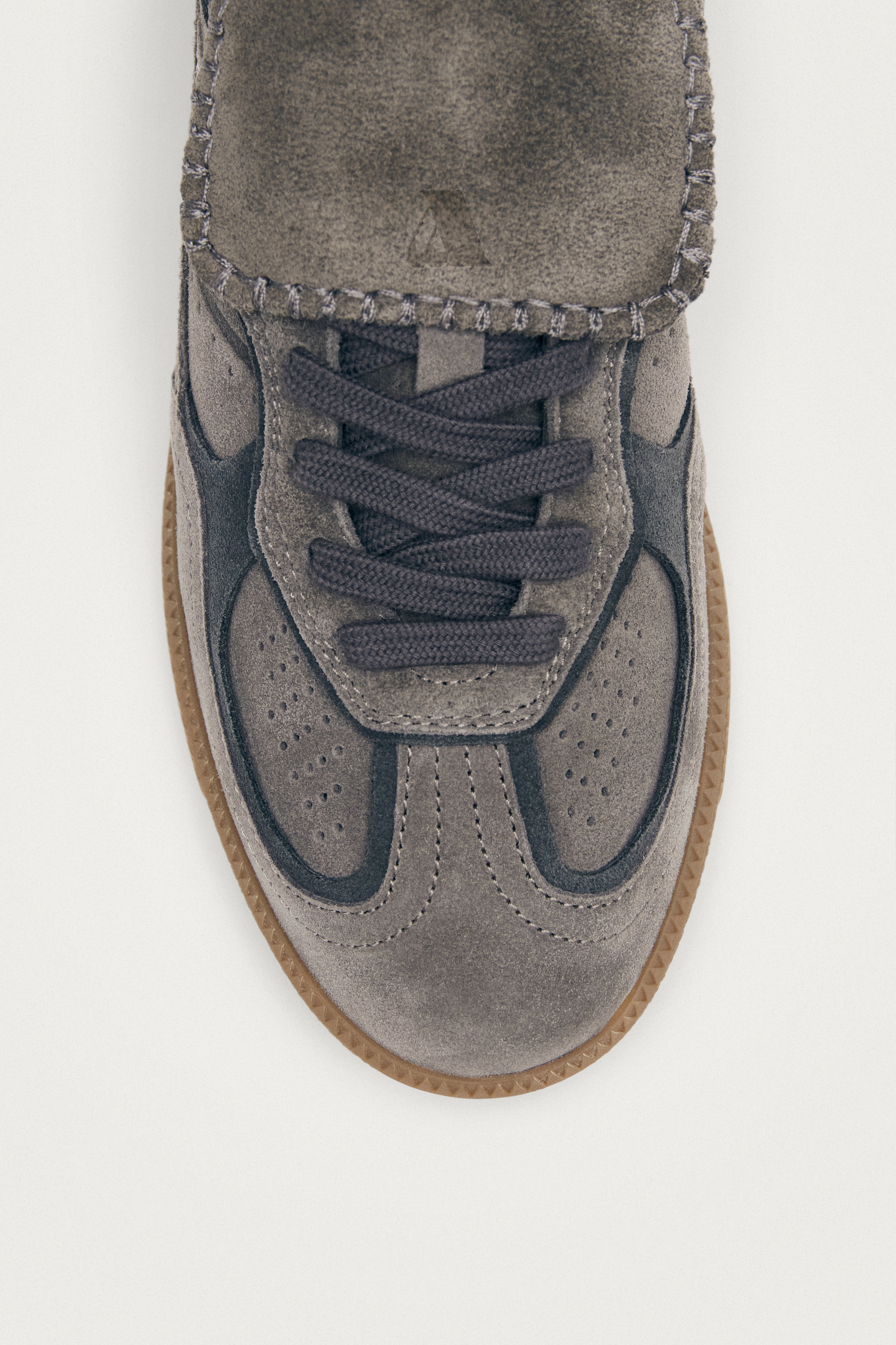 Tb.490 Club Suede Dark Grey Leather Sneakers