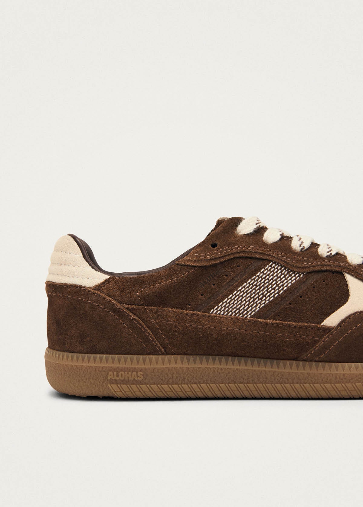 Tb.490 Rife Cocoa & Off White Leather Sneakers