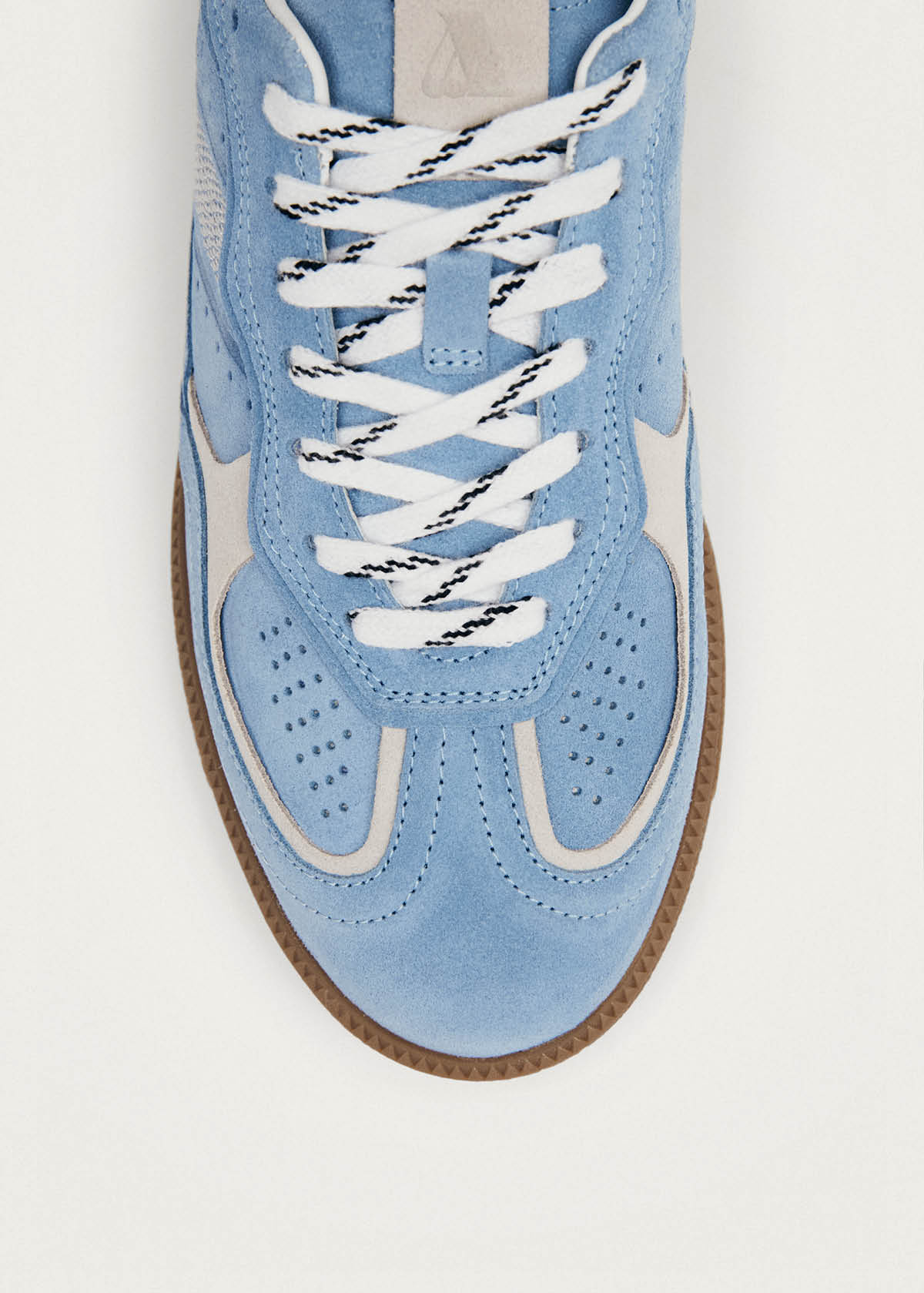 Tb.490 Rife Cornflower Blue Cream Leather Sneakers