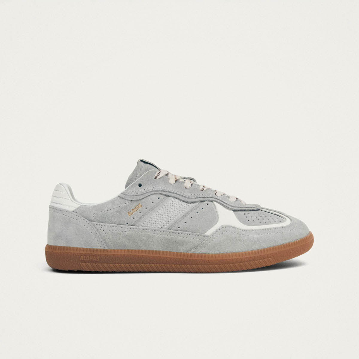 Tb.490 Rife Grey Leather Sneakers